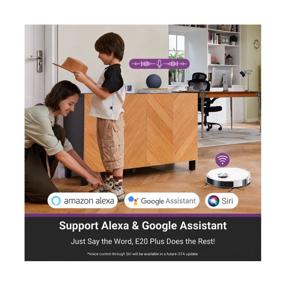 Aspiradora Robot EUREKA AI 8000Pa NER E20 PLUS