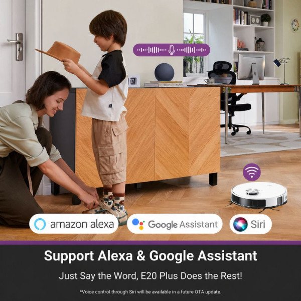 Aspiradora Robot EUREKA AI 8000Pa NER E20 PLUS