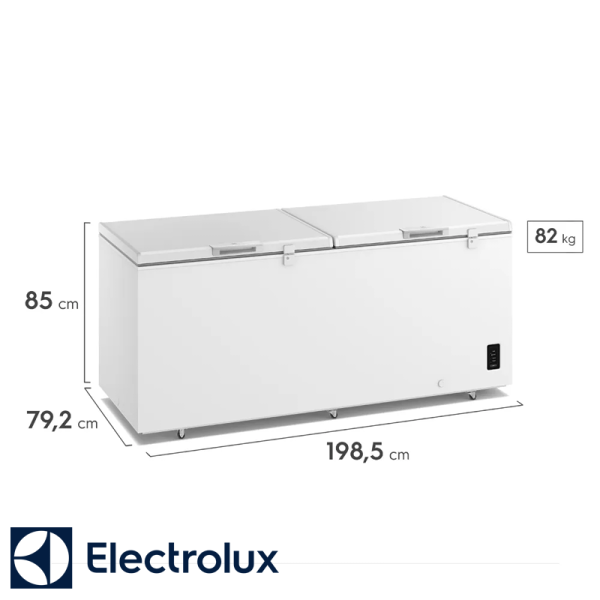 Congelador Horizontal Electrolux Dual 724 Litros Puerta Metálica EFH70S3