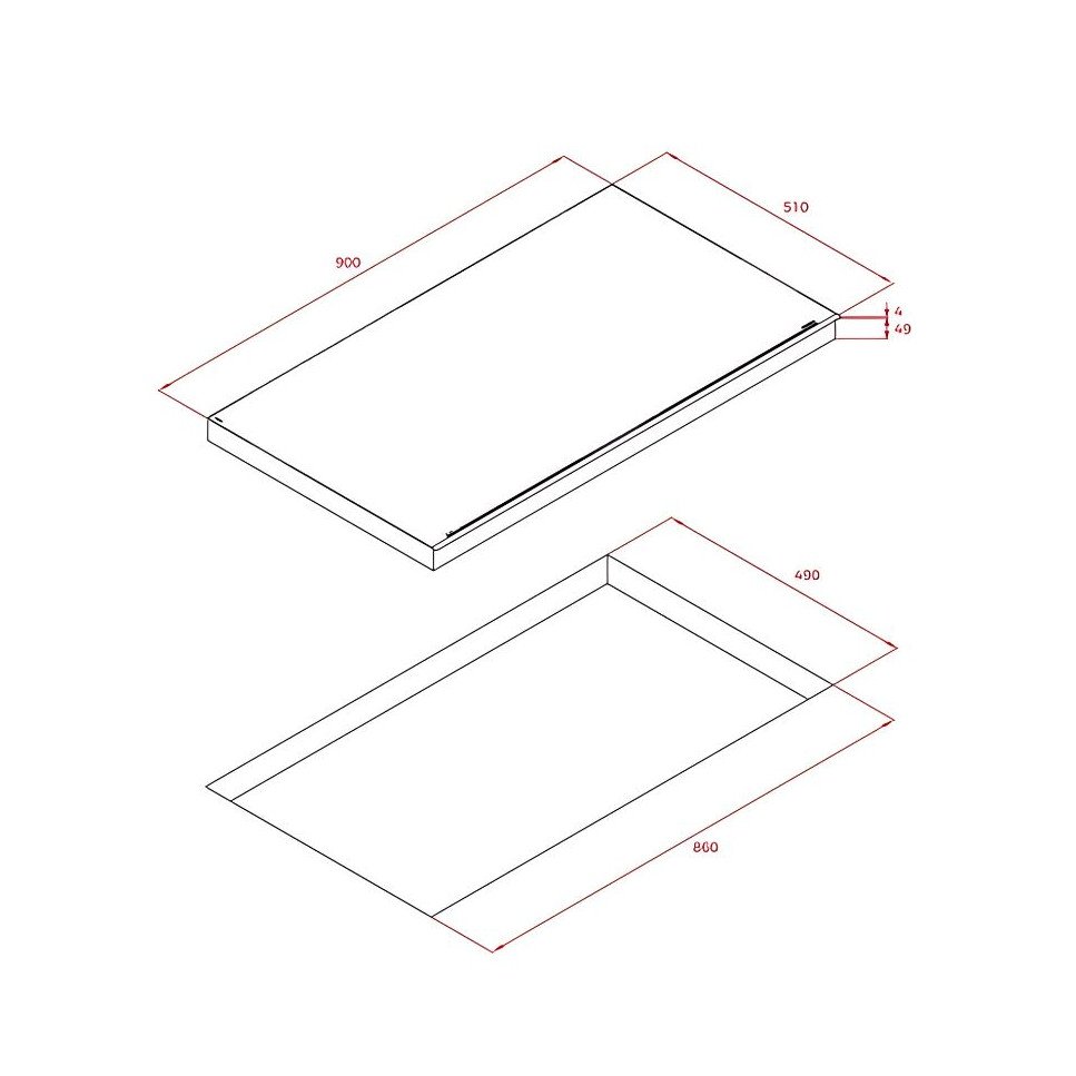 Encimera Empotrable de Inducción BP 5 Zonas + Flex Zone 90 cm - 8800W CORVUS5