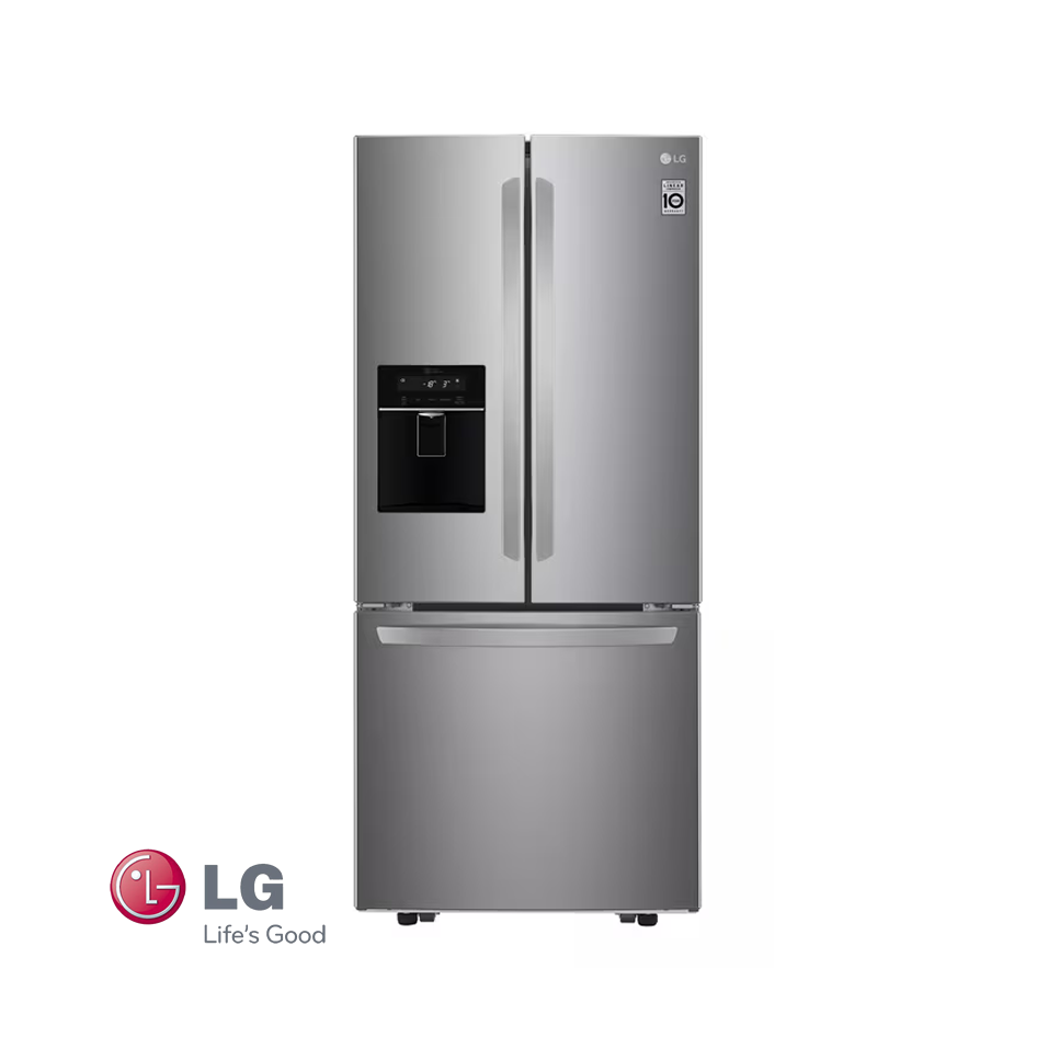 Refrigeradora LG French Door 622 Litros Con Dispensador y Motor Inverter LCFS22EXS