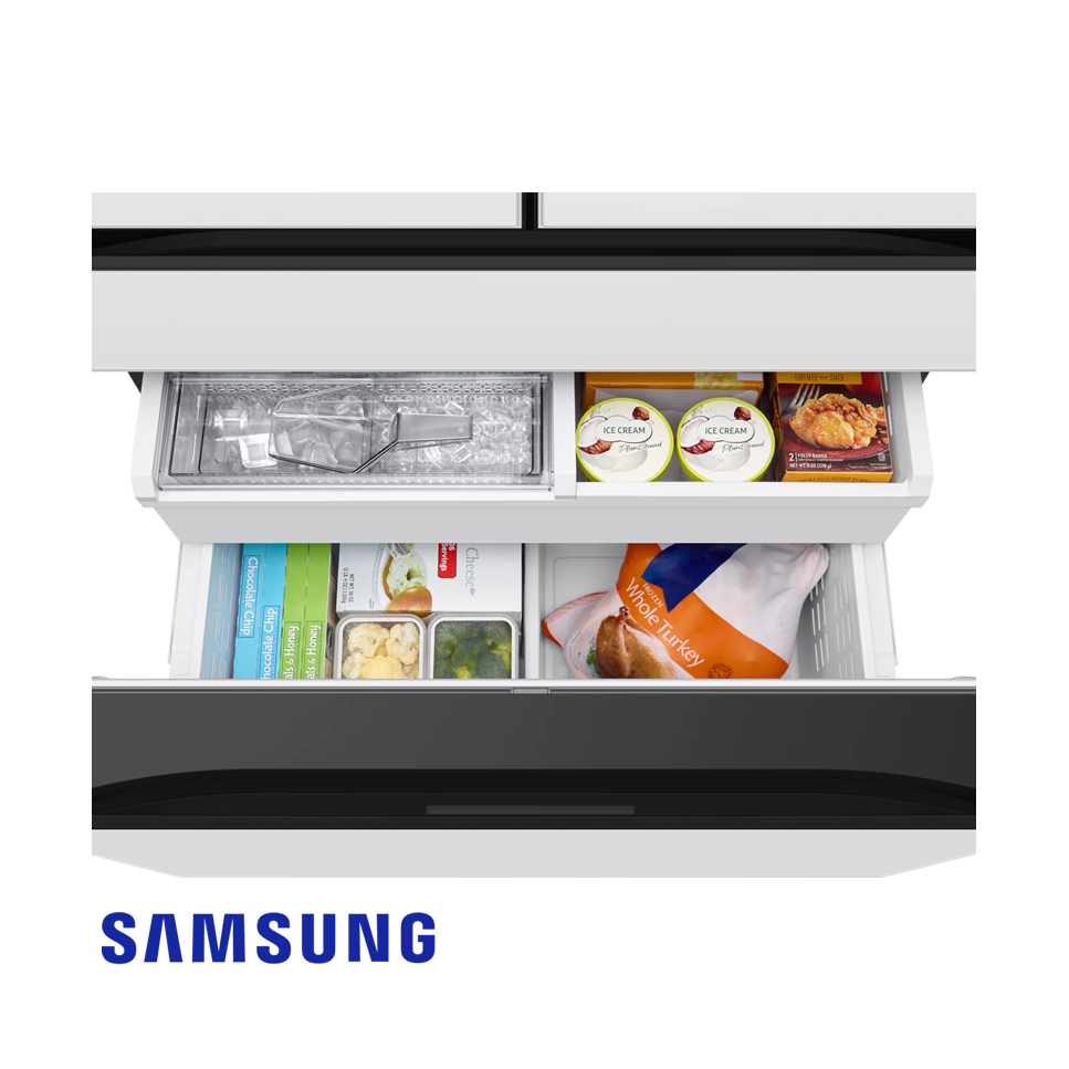 Refrigeradora Samsung Bespoke French Door 637 Litros Doble Cajon - Inverter RF90F23AEW
