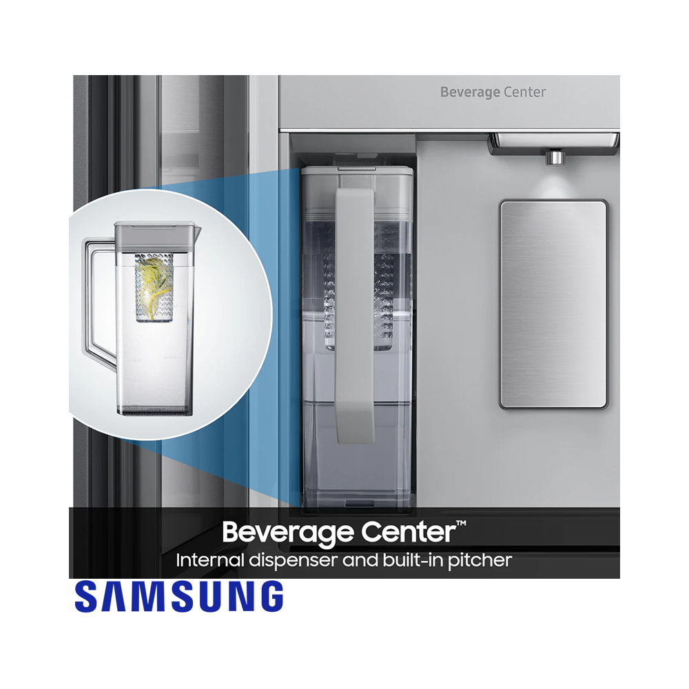 Refrigeradora Samsung Bespoke French Door 637 Litros Doble Cajon - Inverter RF90F23AEW
