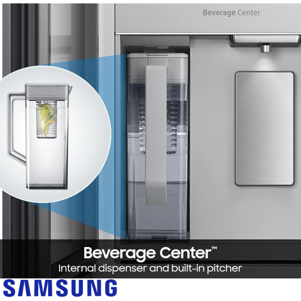 Refrigeradora Samsung Bespoke French Door 637 Litros Doble Cajon - Inverter RF90F23AEW