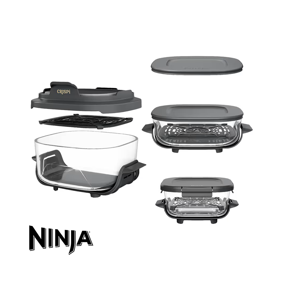 Freidora de Aire Ninja Crispi 1500 Watts + 3 Recipientes FN103CO