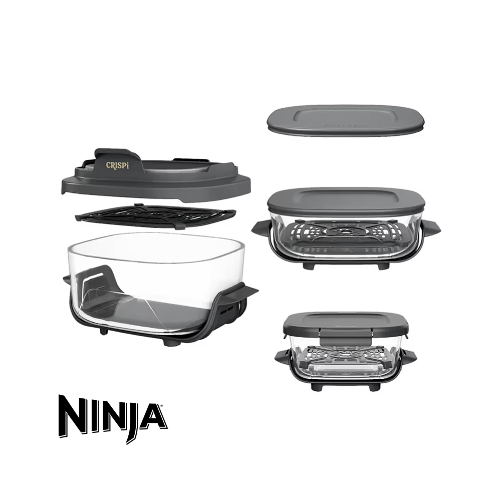 Freidora de Aire Ninja Crispi 1500 Watts + 3 Recipientes FN103CO