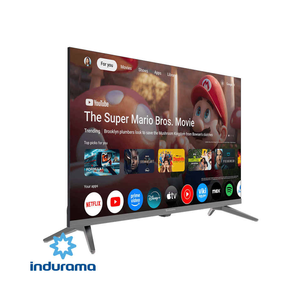 Televisor Indurama LED 32″ Pulgadas Android HD Control de Voz y Bluetooth 32TIKGF5HD