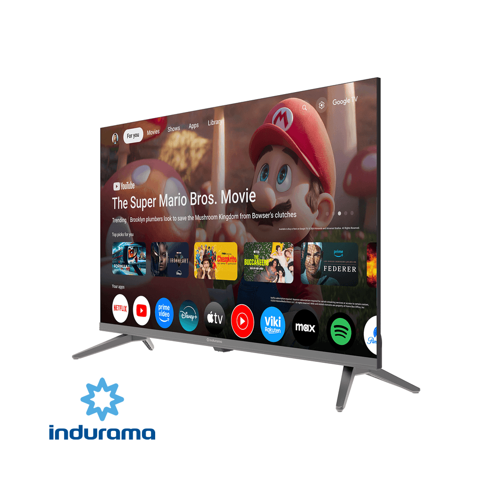 Televisor Indurama LED 32″ Pulgadas Android HD Control de Voz y Bluetooth 32TIKGF5HD