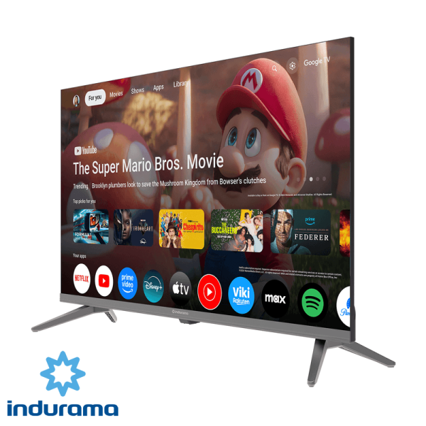 Televisor Indurama LED 32″ Pulgadas Android HD Control de Voz y Bluetooth 32TIKGF5HD