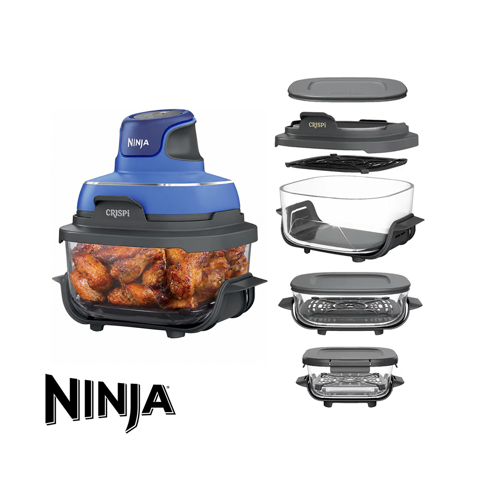 Freidora de Aire Ninja Crispi 1500 Watts + 3 Recipientes FN103CO