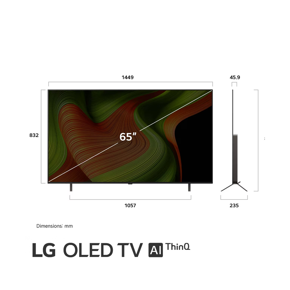 Televisor LG OLED 65″ Pulgadas – ThinQ™ AI – UHD 4K – 65B5P