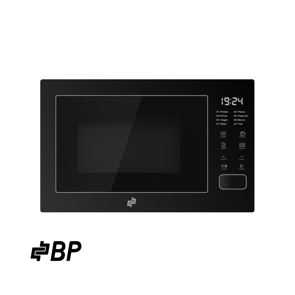 Combo BP Horno Eléctrico Convección 220v + Microondas Empotrable 110v de 60cm