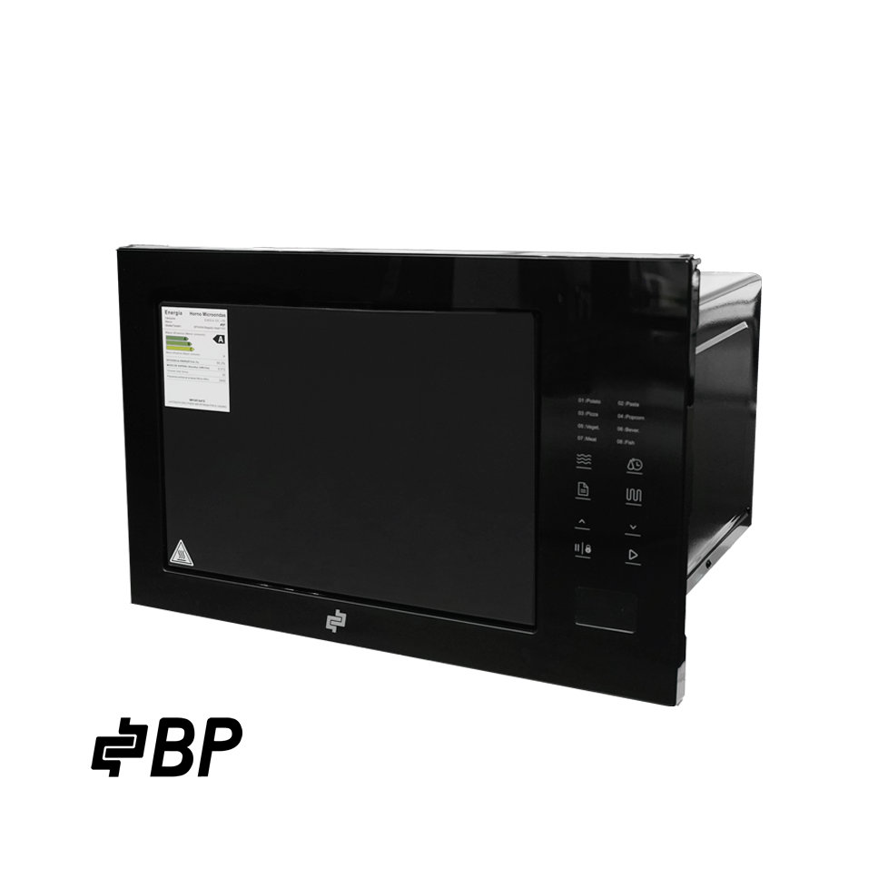 Combo BP Horno Eléctrico Convección 220v + Microondas Empotrable 110v de 60cm