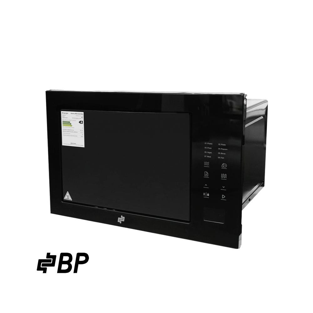 Combo BP Horno Eléctrico Convección 220v + Microondas Empotrable 110v de 60cm