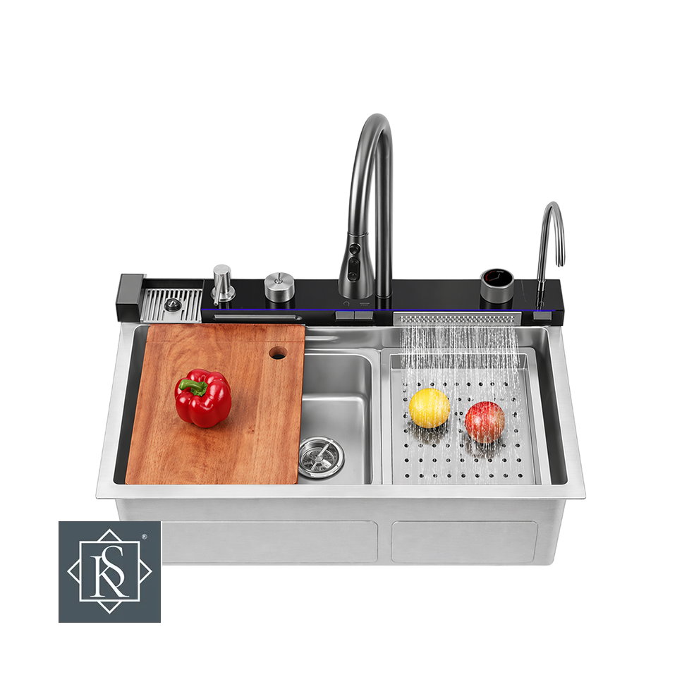 Fregadero Rock Stone de 1 Pozo Con Accesorios LUXE COMPLETO DIGIT