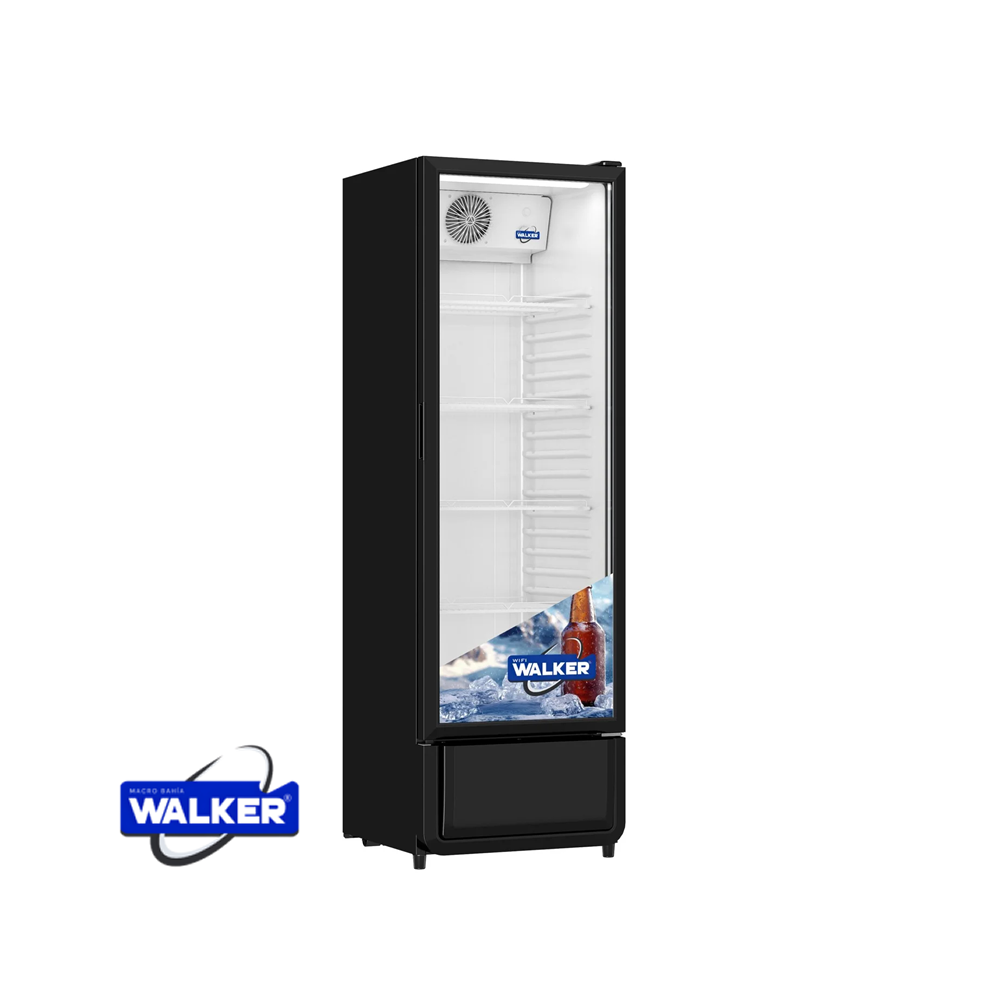 Vitrina Refrigeradora Walker 280 Litros Vidrio Panorámico WSC-280B