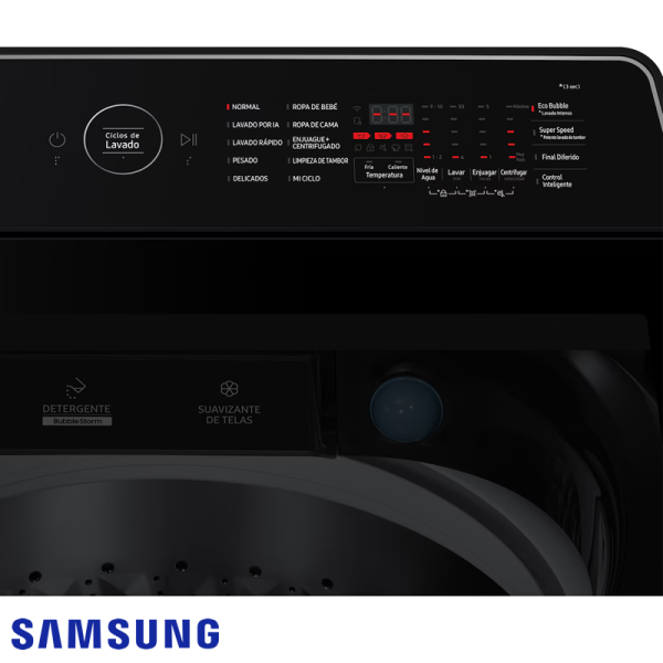 Lavadora Samsung Bespoke AI Wash 21 Kgs – 46 Lbs Digital Inverter WA80F21S8CAP