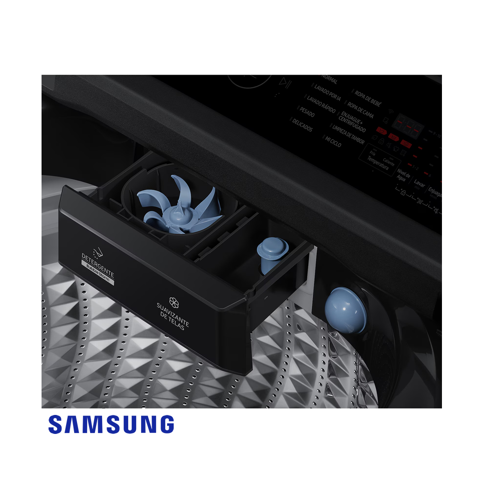 Lavadora Samsung Bespoke AI Wash 21 Kgs – 46 Lbs Digital Inverter WA80F21S8CAP