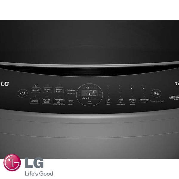 Lavadora LG 21 kgs – 46 Lbs Digital Inverter TurboWash™ WT21MV6