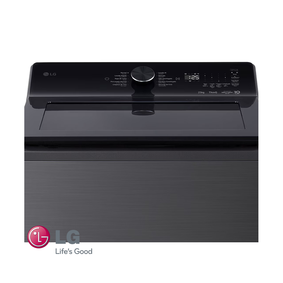 Lavadora LG 25 kgs – 55 Lbs Digital Inverter TurboWash3D™ WT25PBTX6