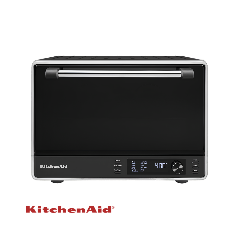 Horno Doble Convección kitchen Aid Con Freidora de Aire 28 Lt  Matte KCO224BM