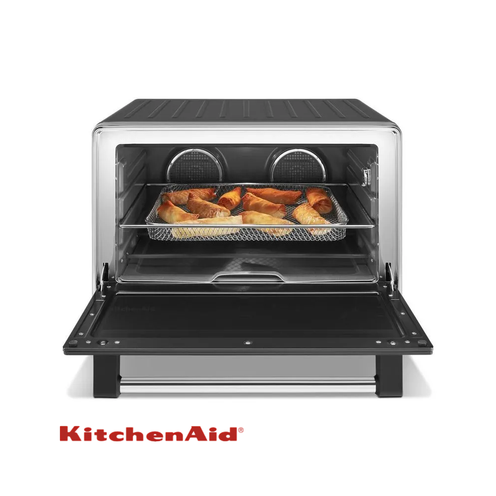 Horno Doble Convección kitchenAid Con Freidora de Aire 28 Litros - 1800W KCO224BM