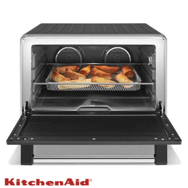 Horno Doble Convección kitchenAid Con Freidora de Aire 28 Litros - 1800W KCO224BM