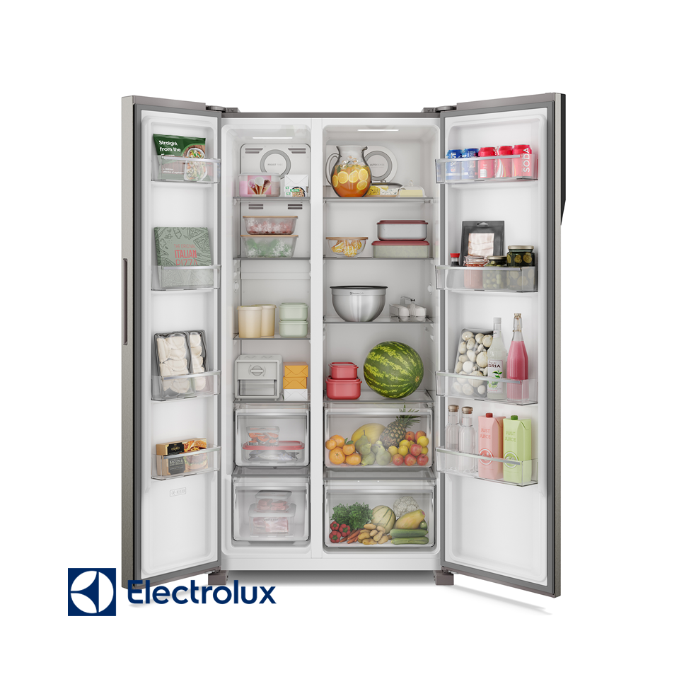 Refrigeradora Electrolux Side By Side 521 Litros Inverter ERSA53V6HVG