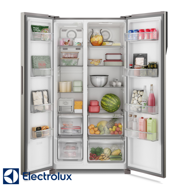 Refrigeradora Electrolux Side By Side 521 Litros Inverter ERSA53V6HVG