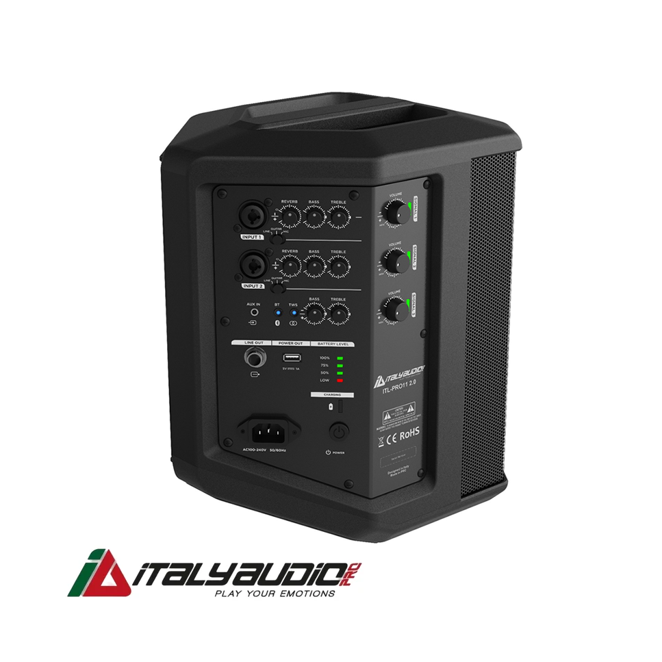 Caja Amplificada Italy Audio Pro de 6" Pulgadas - 150 Watts ITL-PRO11 2.0