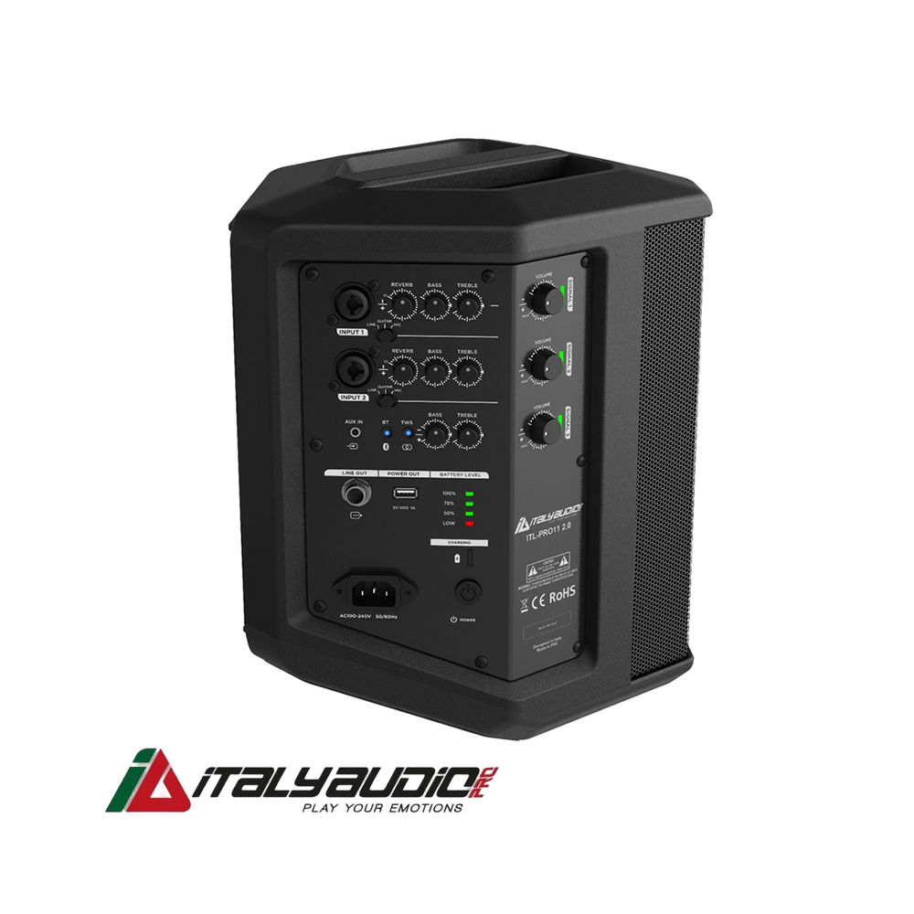 Caja Amplificada Italy Audio Pro de 6" Pulgadas - 150 Watts ITL-PRO11 2.0