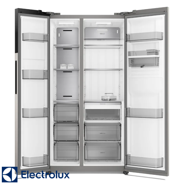 Refrigeradora Electrolux Side By Side 611 Litros Inverter ERS65F1Q5BI