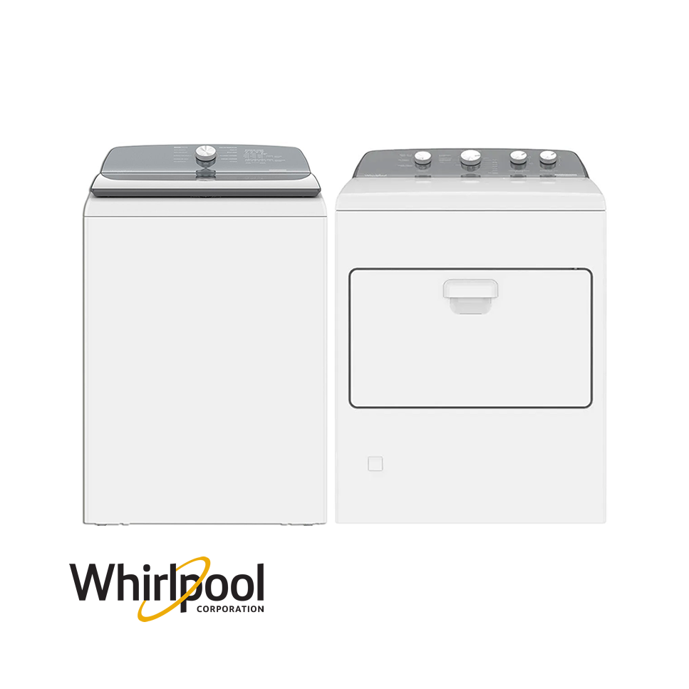 Combo Lavadora + Secadora de Gas Whirlpool 20 Kgs – 44 Lbs