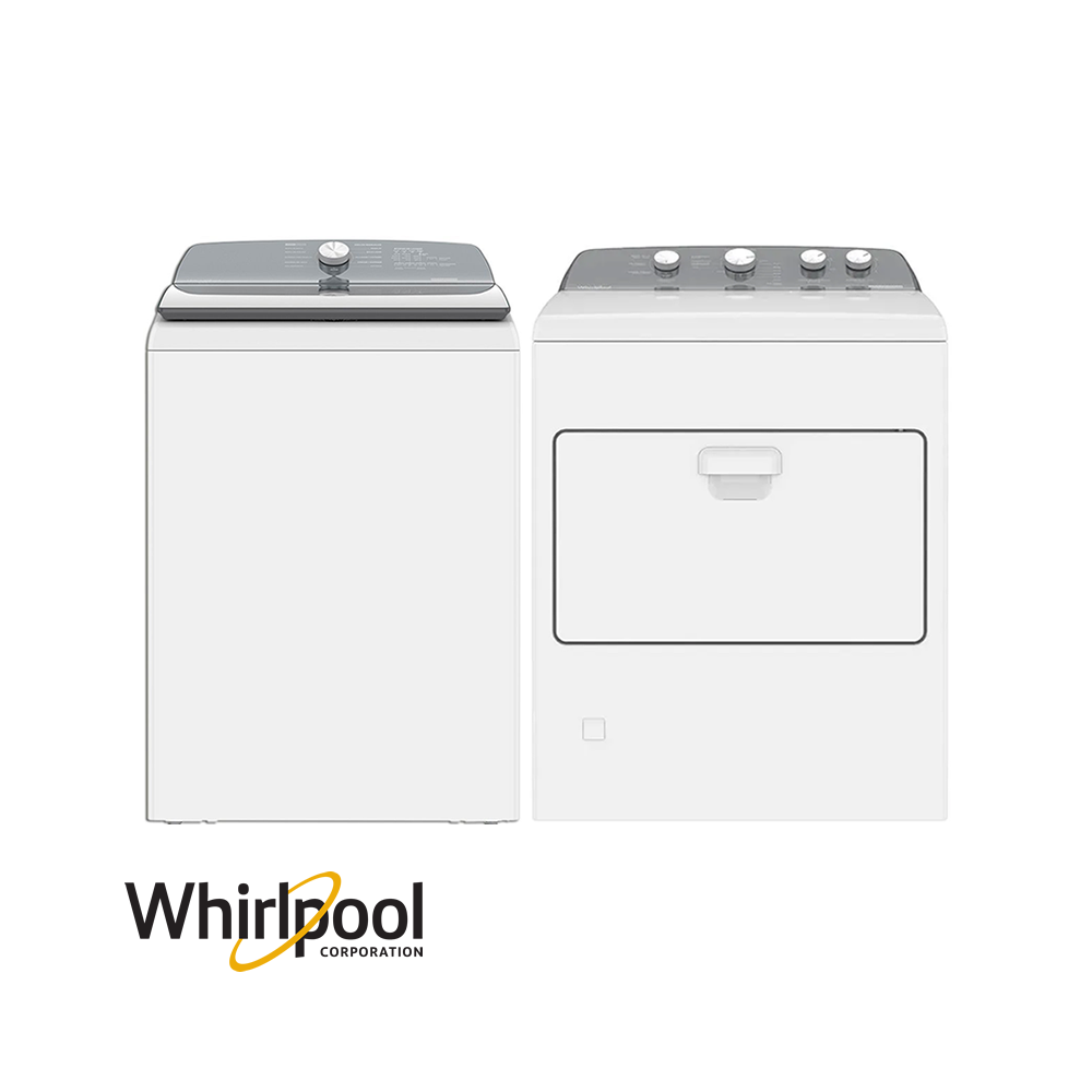 Combo Lavadora + Secadora de Gas Whirlpool 20 Kgs – 44 Lbs