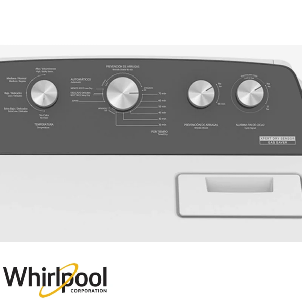 Combo Lavadora + Secadora de Gas Whirlpool 20 Kgs – 44 Lbs