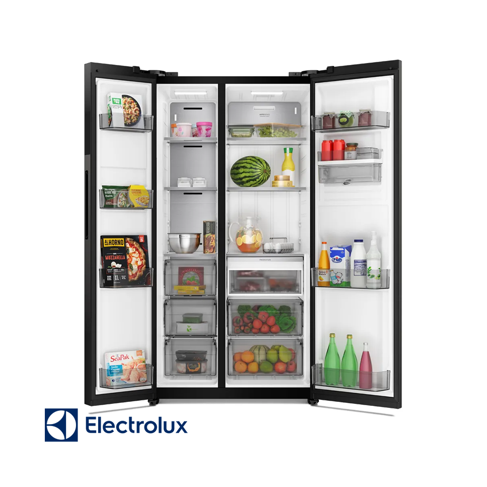 Refrigeradora Electrolux Side By Side 611 Litros Inverter ERS65F1Q5BB