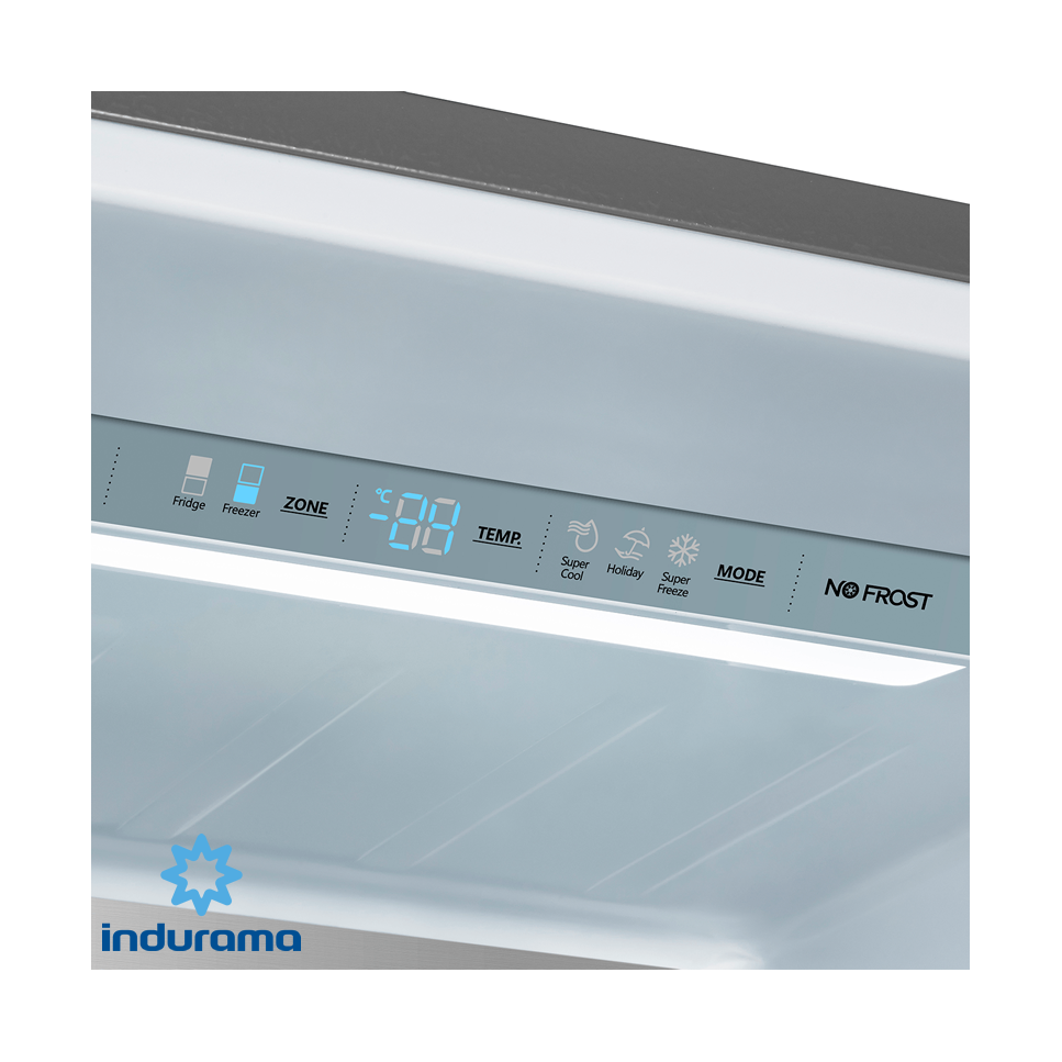 Refrigeradora French Door Indurama 404 Litros Inverter RI-6451 CR