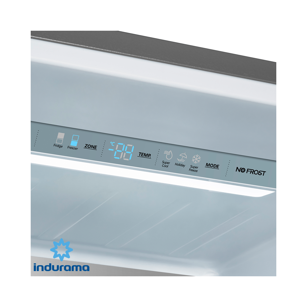Refrigeradora French Door Indurama 404 Litros Inverter RI-6451 CR