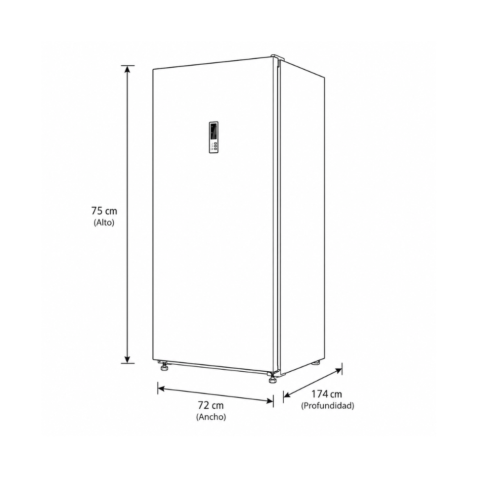 Congelador Vertical Mastermaid 595 Litros Silver 106137