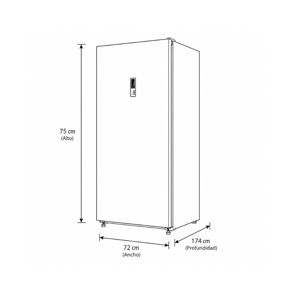 Congelador Vertical Mastermaid 595 Litros Silver 106137