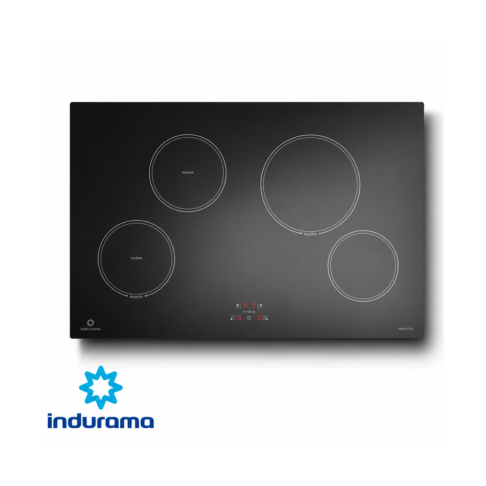 Encimera de Inducción Indurama 4 Zonas 78cm 7100W EI4PVI-80D
