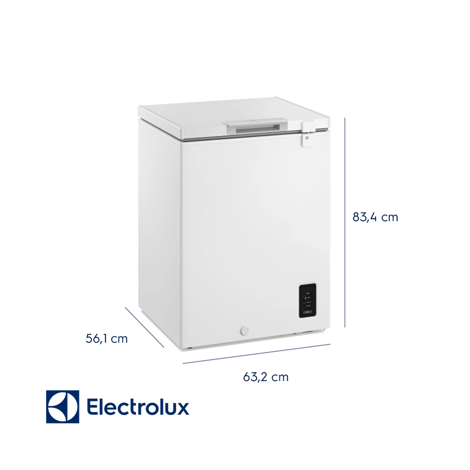Congelador Horizontal Electrolux Inverter 141 Litros Puerta Metálica EFH15S3
