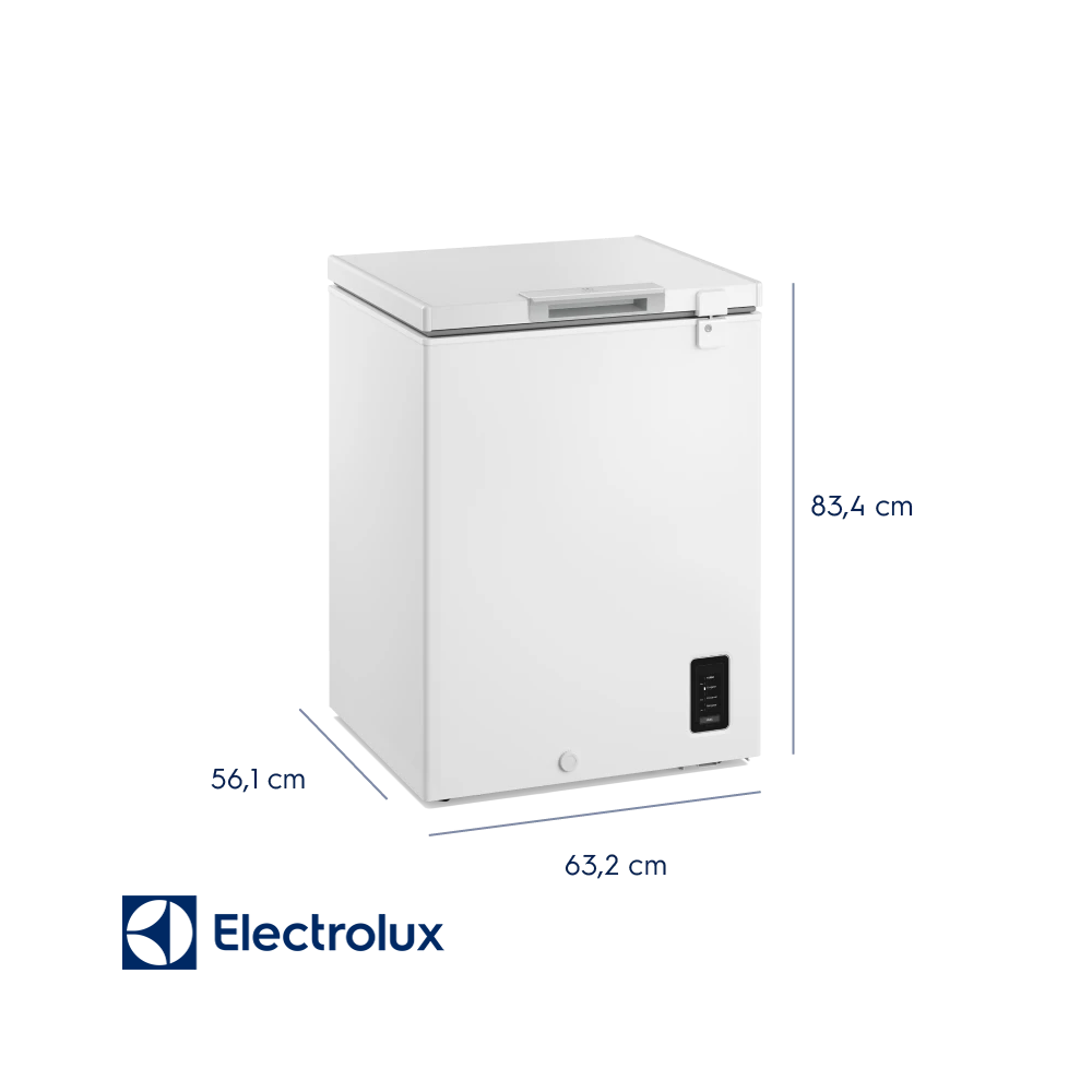 Congelador Horizontal Electrolux Inverter 141 Litros Puerta Metálica EFH15S3