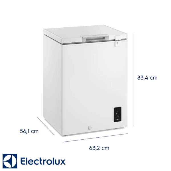 Congelador Horizontal Electrolux Inverter 141 Litros Puerta Metálica EFH15S3