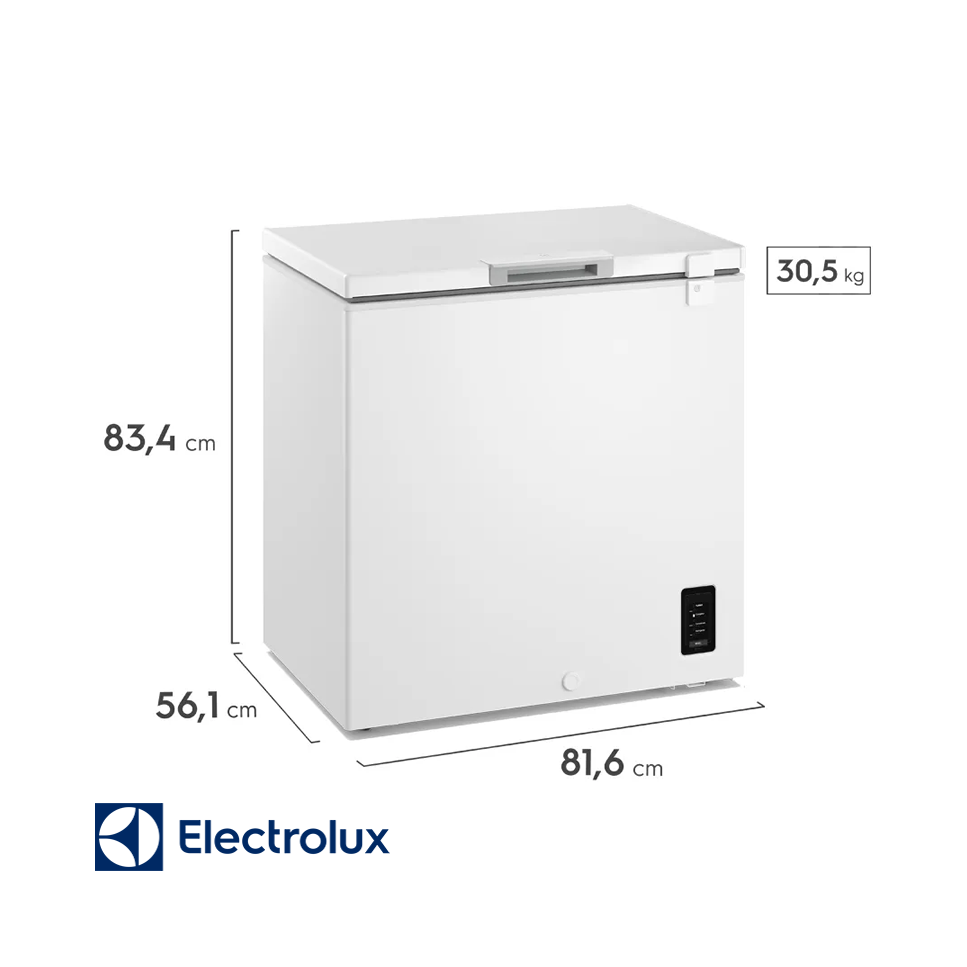 Congelador Horizontal Electrolux Inverter 197 Litros Puerta Metálica EFH20S3