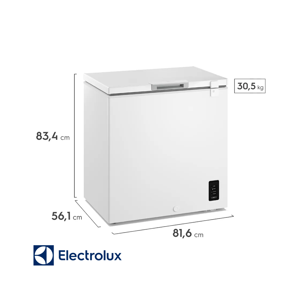 Congelador Horizontal Electrolux Inverter 197 Litros Puerta Metálica EFH20S3