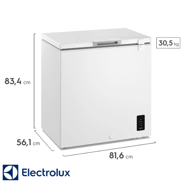 Congelador Horizontal Electrolux Inverter 197 Litros Puerta Metálica EFH20S3