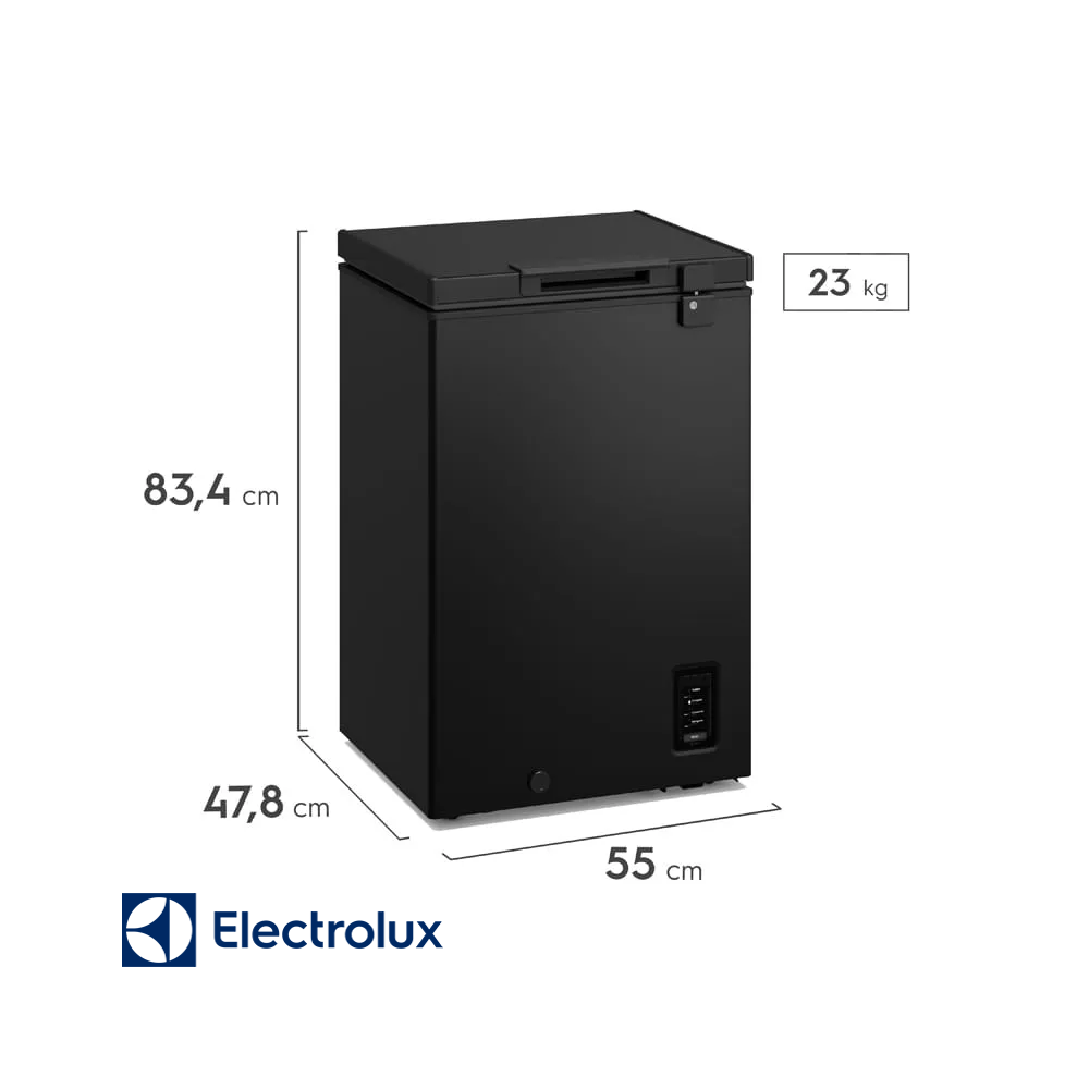 Congelador Horizontal Electrolux Dual 95 Litros Puerta Metálica EFH10S3Q5AB