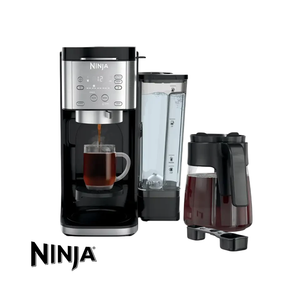 Cafetera NINJA Dual de 2 Litros con Jarra Cristal y Panel Digital CFP150CO