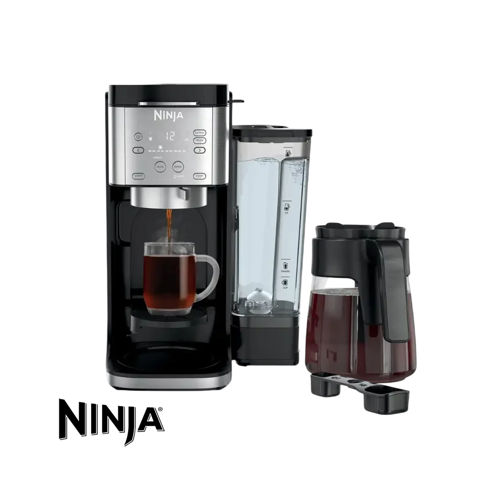 Cafetera NINJA Dual de 2 Litros con Jarra Cristal y Panel Digital CFP150CO
